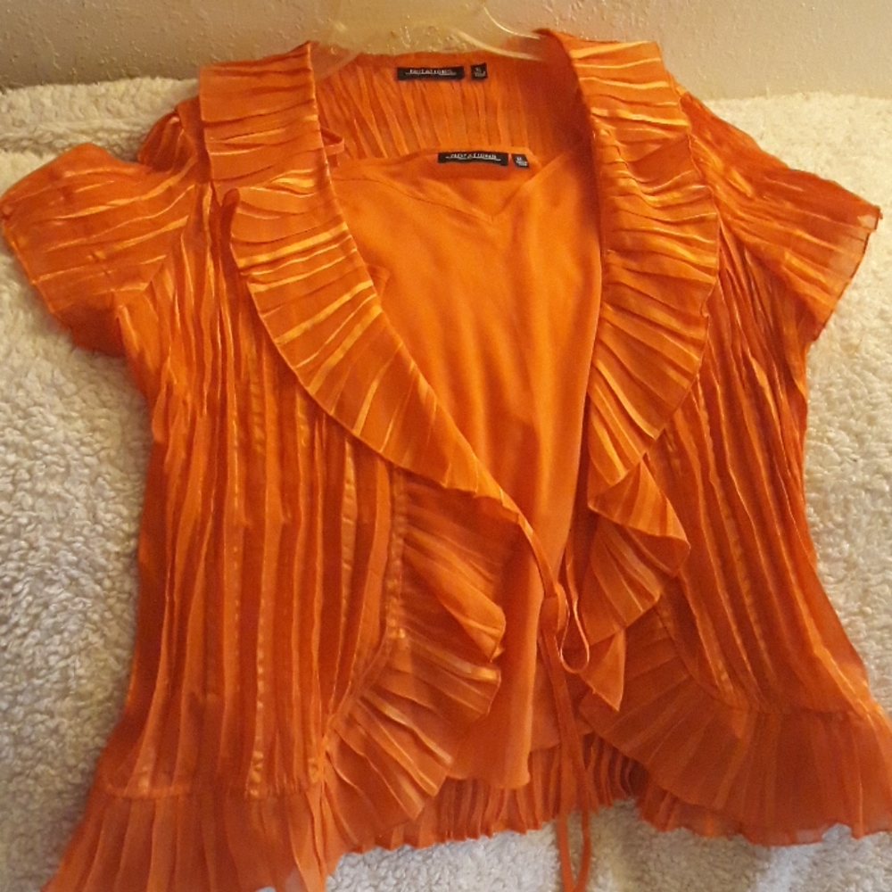 Sheer blouse and Cami